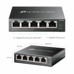 TP-Link Omada 5 Ports Gigabit PoE switch ES205GP 2 ES205GP