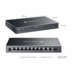 TP-Link Omada 10 Ports Gigabit PoE switch ES210GMP 2 ES210GMP
