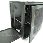 15U Wall Mount Server Rack W6615M Mesh Door 2 safetrolley 15U 02