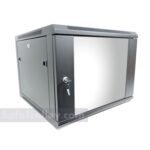 9U Wall Mount Server Rack W6609G Glass Door 1 safetrolley W6609G 02 1